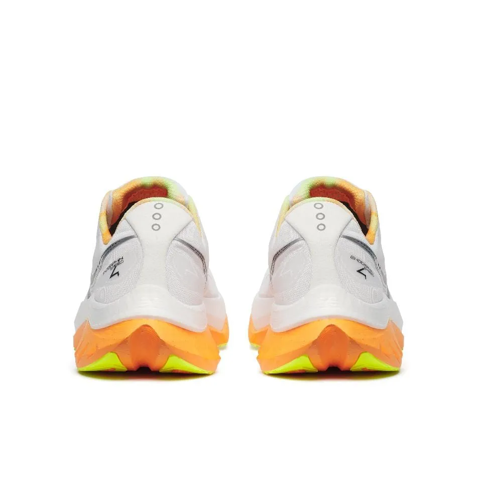 Saucony Men's Endorphin Speed 4 Running Shoes in White/Peel SS25 grass - field - runner