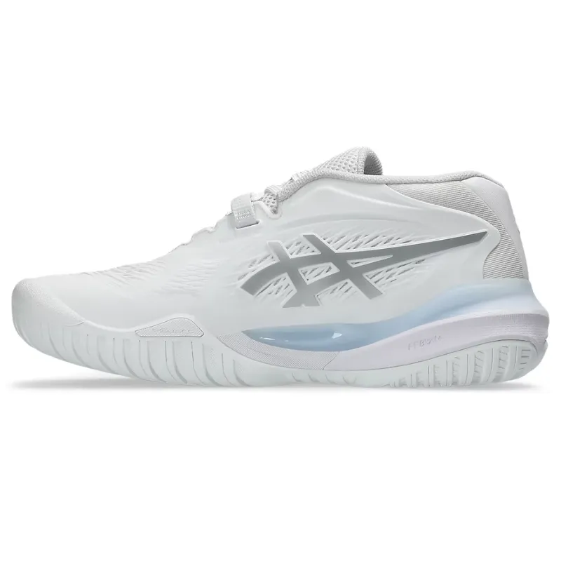 Urban Style Urban Casual Asics Gel Resolution Womens Tennis Shoes - White/Pure Silver