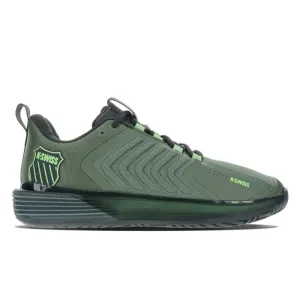 K Swiss Ultrashot AC 3 Men Tennis Shoes - Sea Spray/Urban Chic/Soft Neon Green Urban Casual Lace System