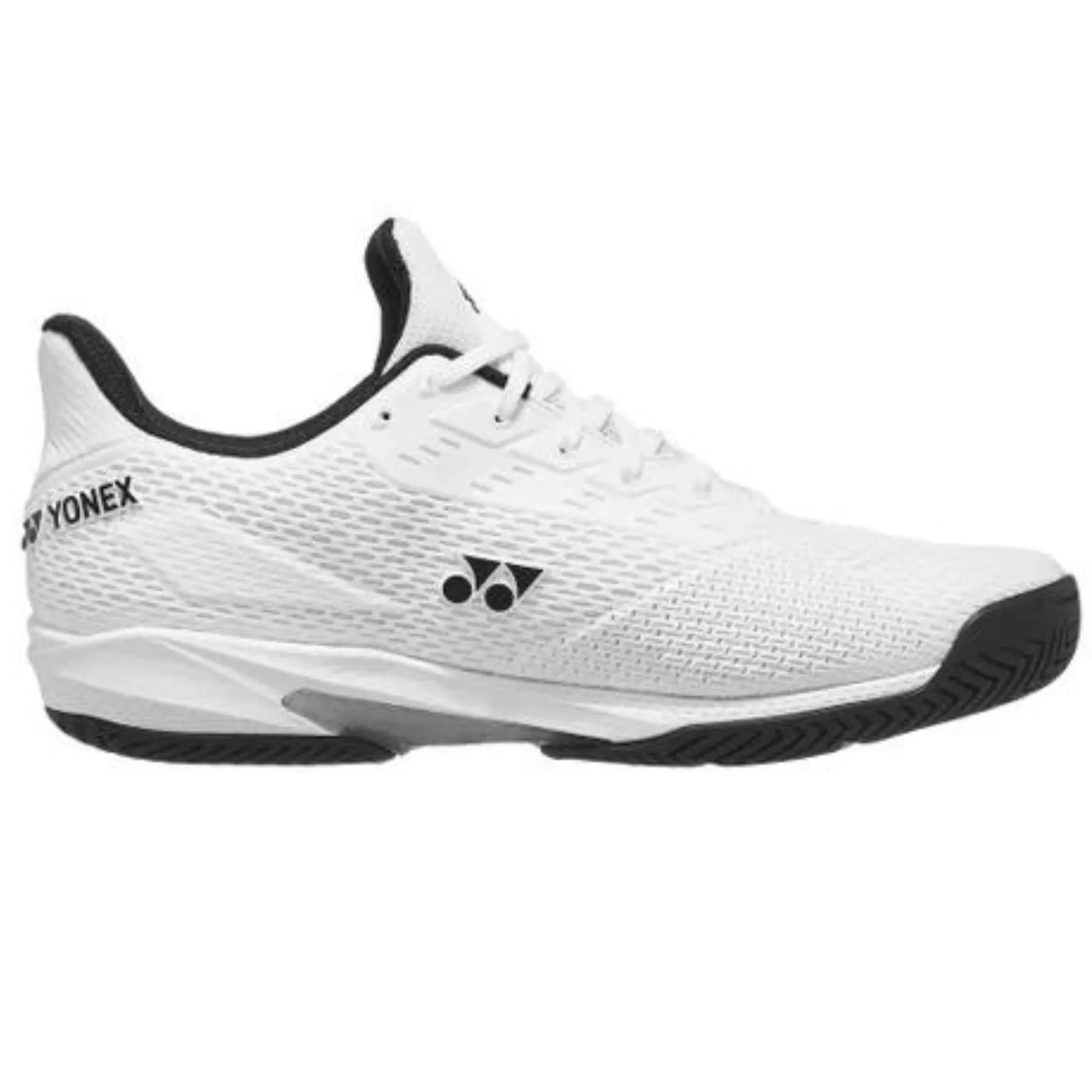Yonex AD Accel All Court 2024 Mens Tennis Shoes -White/Black Sleek Build Versatile