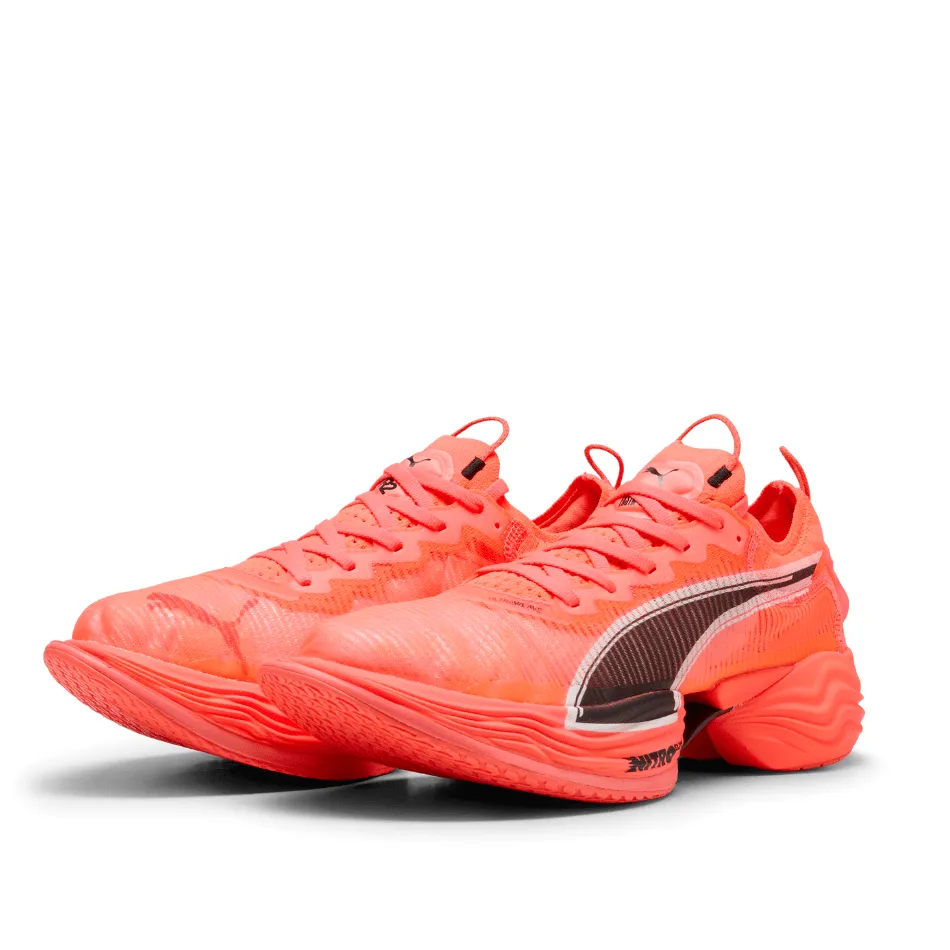 Puma Men's Fast-R NITRO Elite 2 Running Shoes in Glowing Red/Puma White SS25 festival - themed running wear senior running