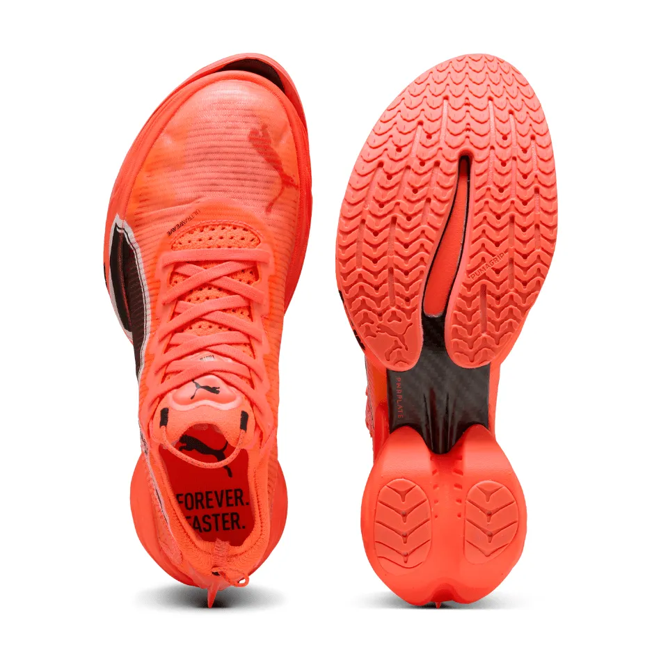 Puma Men's Fast-R NITRO Elite 2 Running Shoes in Glowing Red/Puma White SS25 trail running shoe parts