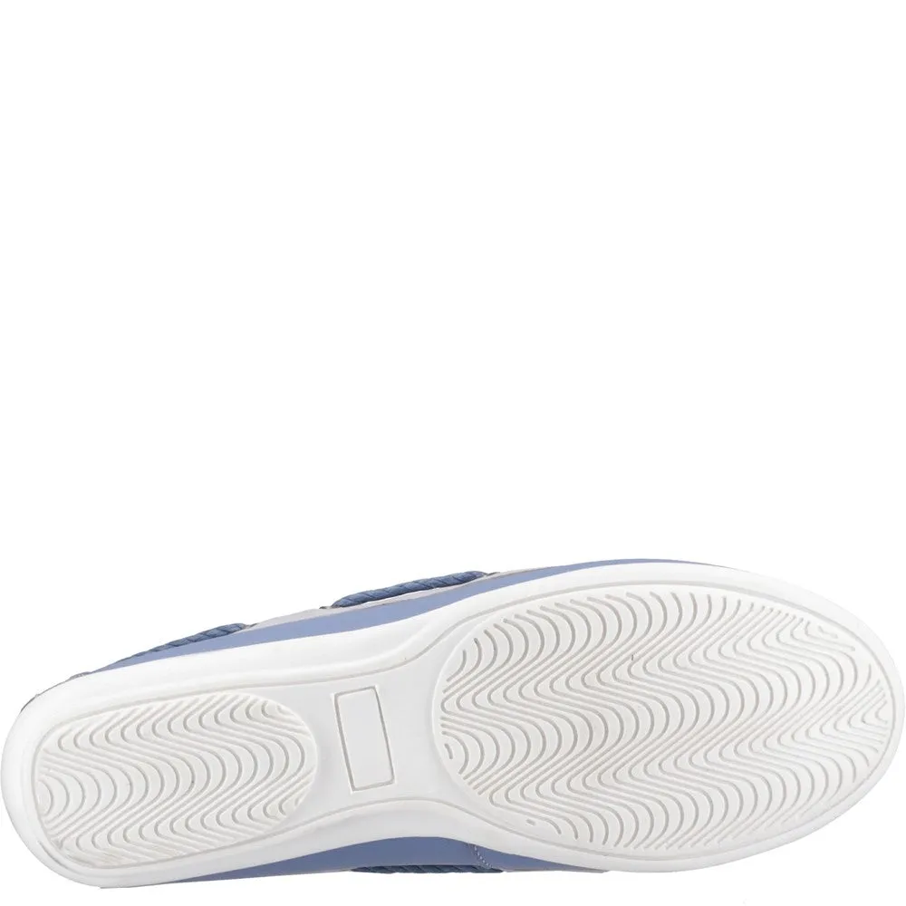 Blue Irene Boat Shoes Stylish Comfort Fit Wide Width Option