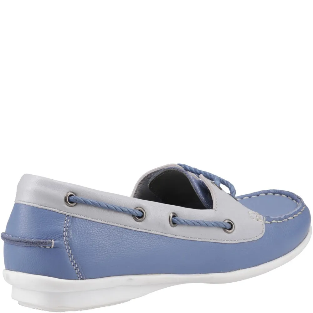 Smart Fit lake walk Blue Irene Boat Shoes