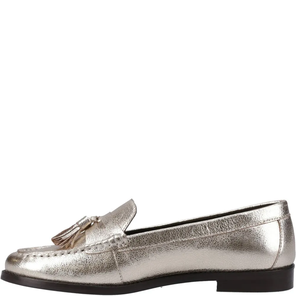 Gold Connie Tassel Loafers Trendy Style