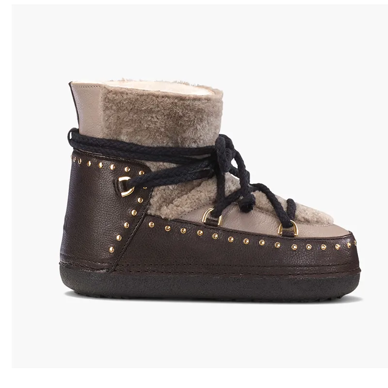 Frost Walking Boots INUIKII Curly Rock Taupe Boots