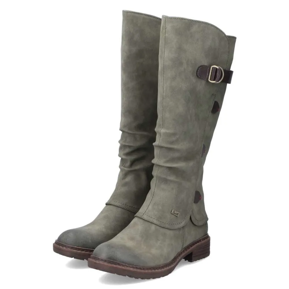 Tough Rieker Dominika 75 Liane/Choco Tall Boot (Women's)