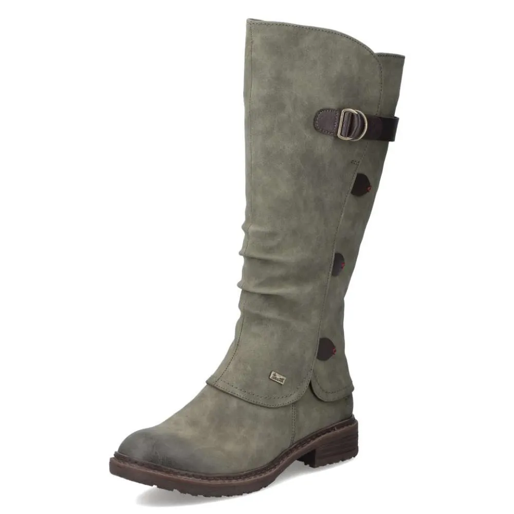 Rieker Dominika 75 Liane/Choco Tall Boot (Women's) Strong