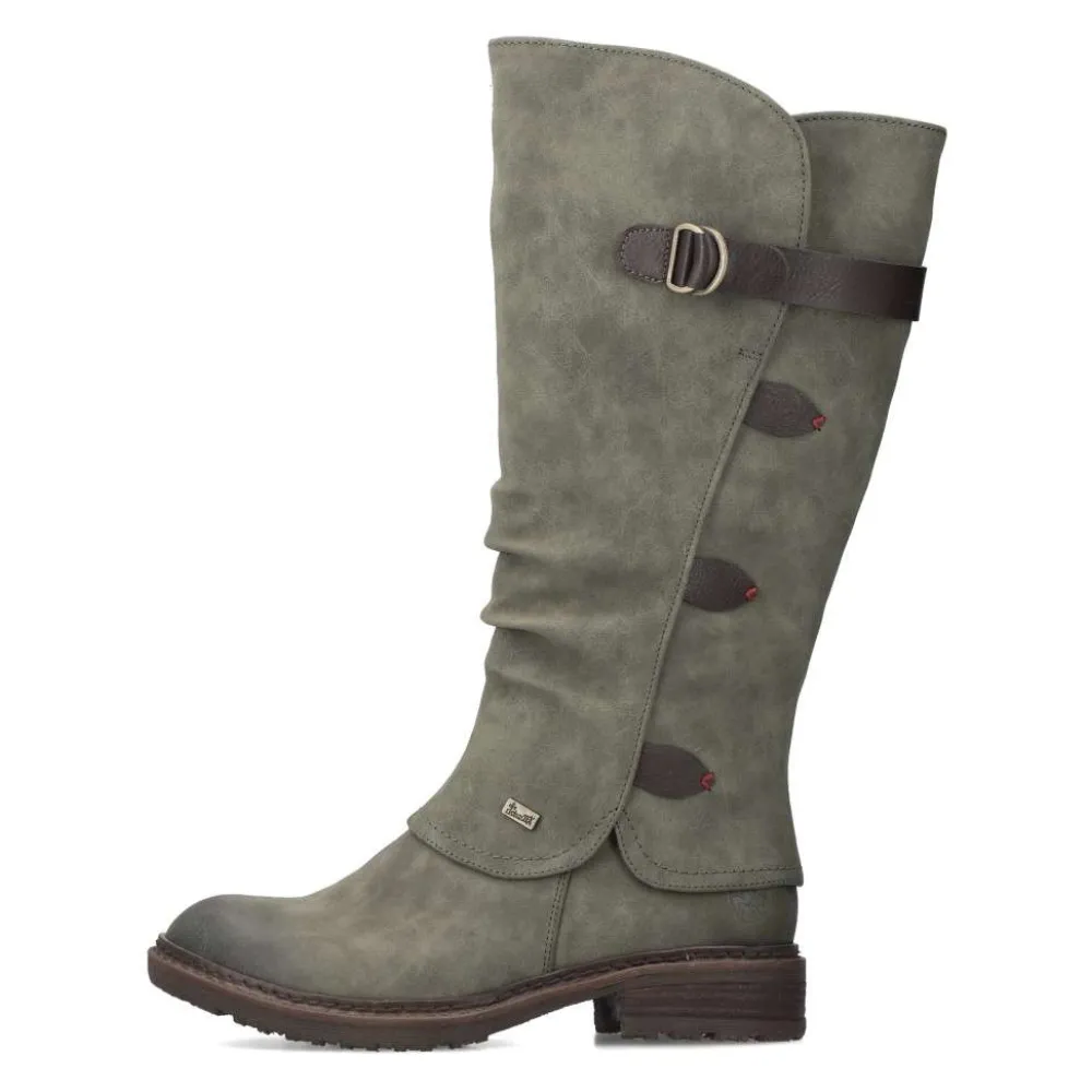 Mountain Adventure Boots Rieker Dominika 75 Liane/Choco Tall Boot (Women's)