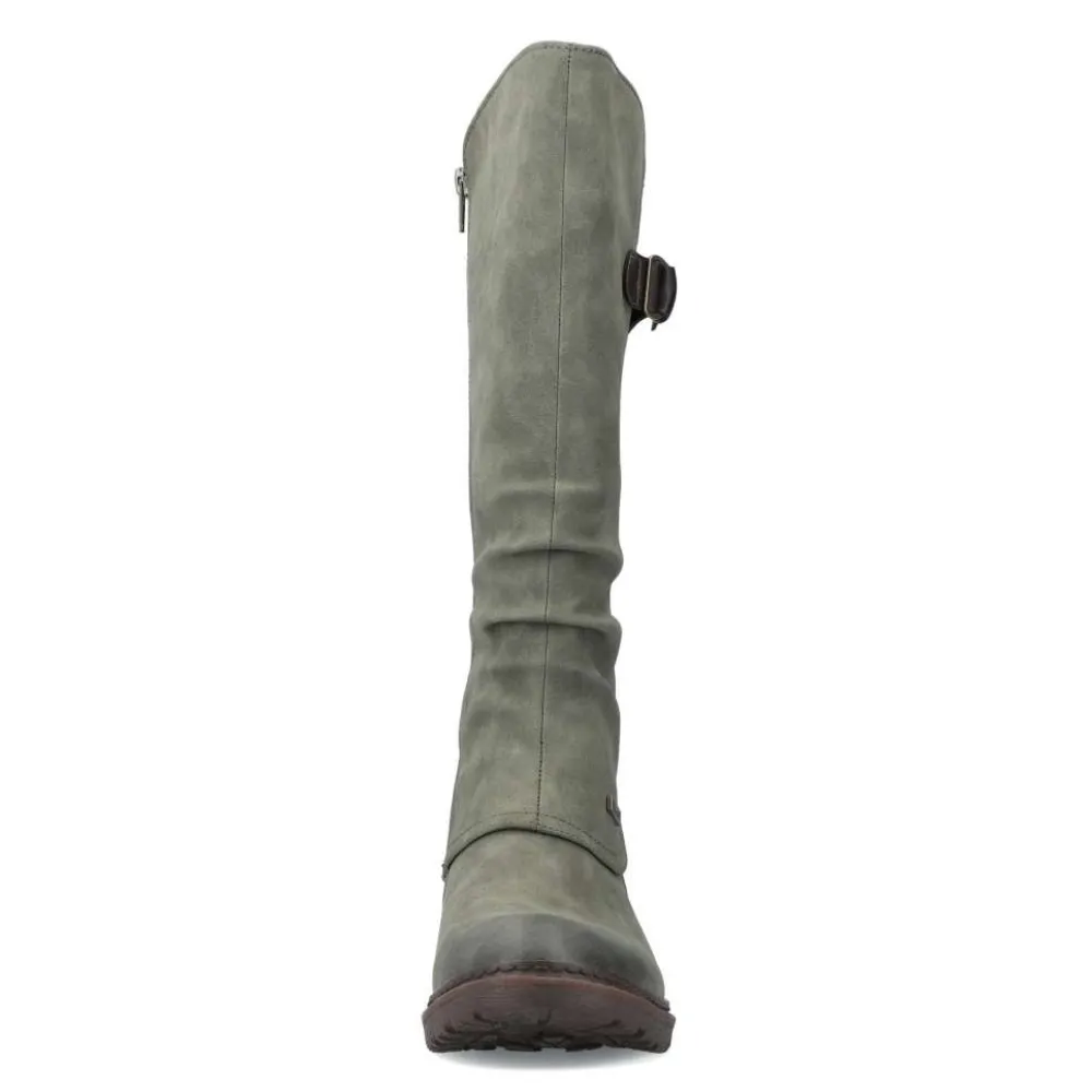 Rieker Dominika 75 Liane/Choco Tall Boot (Women's) Windproof Style