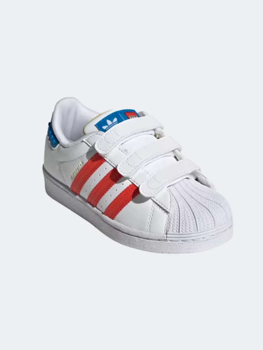 Forest Mood Padded Adidas SUPERSTAR X PS-BOYS ORIGINAL shoes White / Pantone