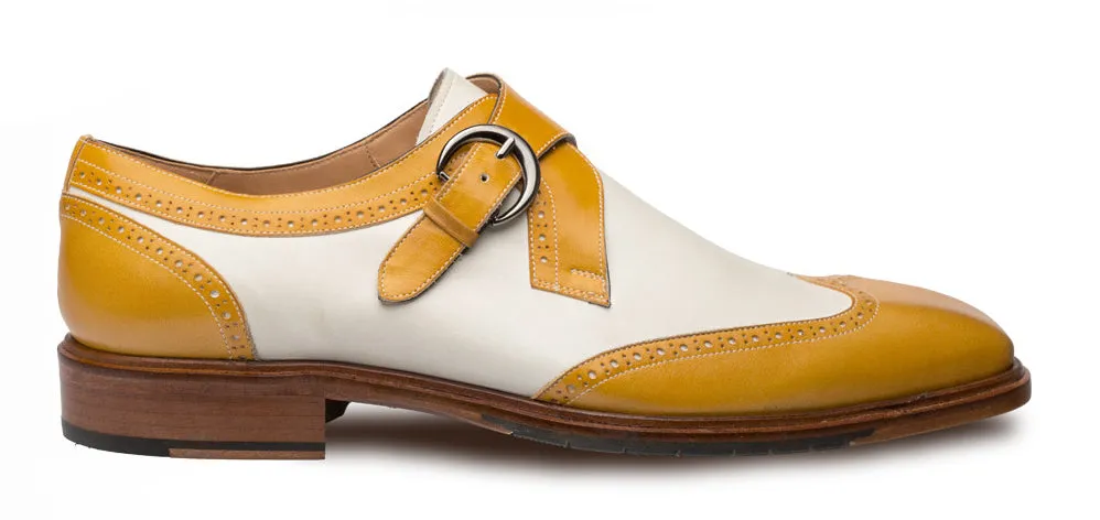 Modesto Monkstrap Shoe Camel/Bone Fashionable Design Pad Soft