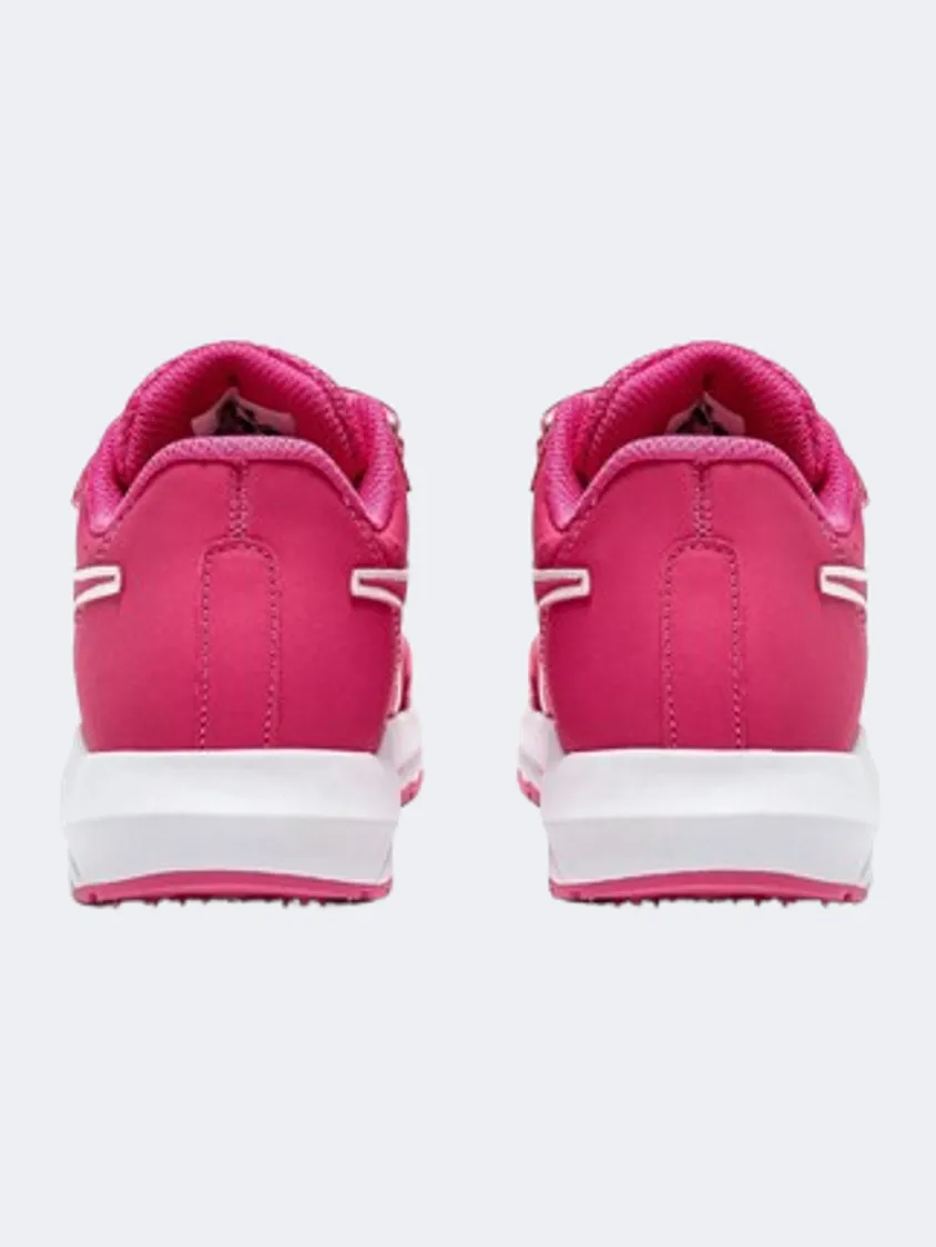 Stable base Diadora Falcon Sl V 4 Ps-Girls Running Shoes Black/Rasberry