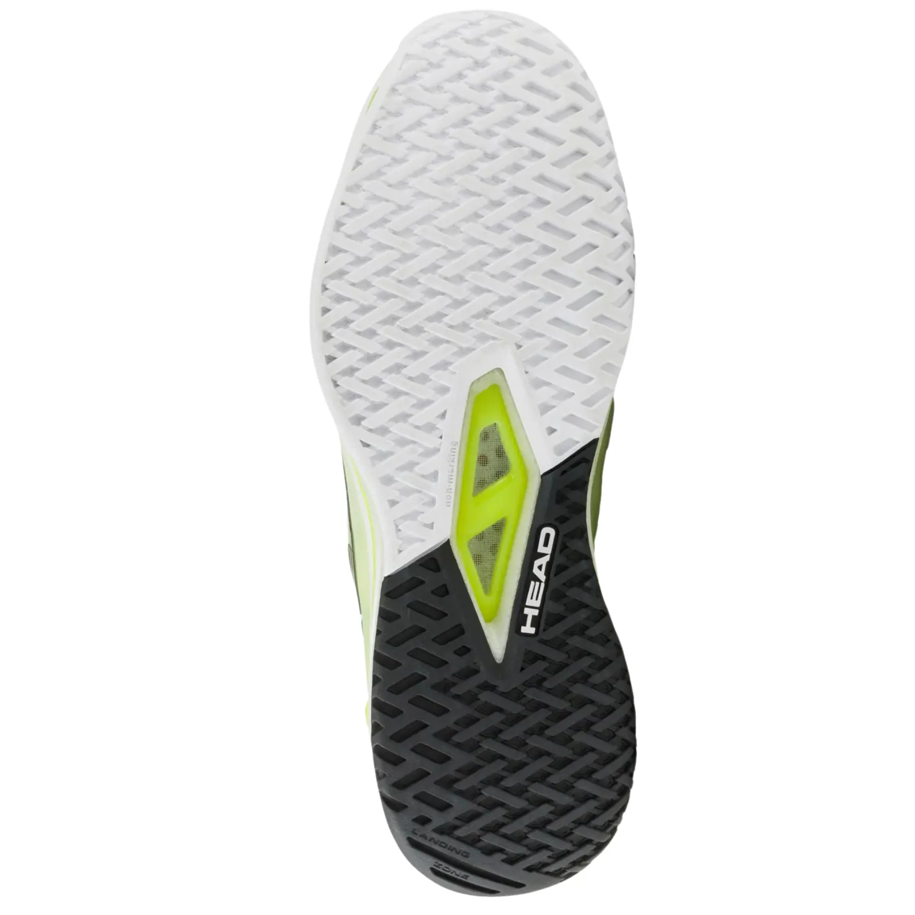 Head Endure Pro Men Tennis Shoes - Yellow/White Active Flex Comfort Fit