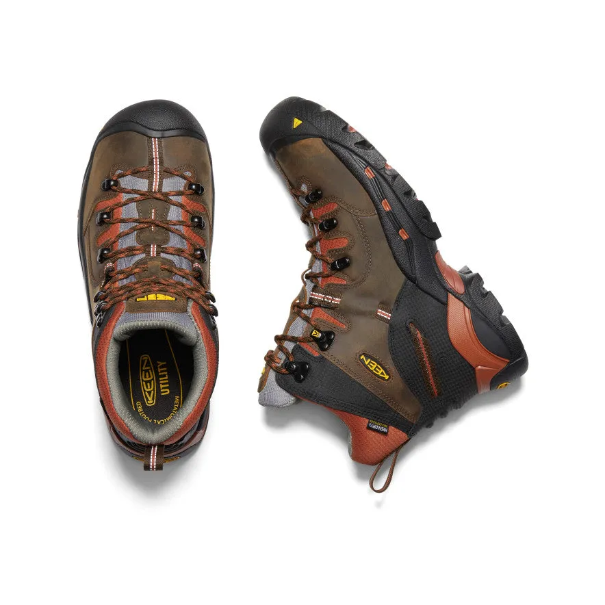 Men's Pittsburgh 6" Waterproof Boot (Soft Toe)  |  Cascade Brown/Bombay Brown Easy Clean