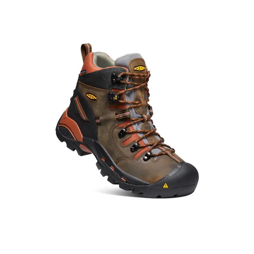 Men's Pittsburgh 6" Waterproof Boot (Soft Toe)  |  Cascade Brown/Bombay Brown Cushion Control