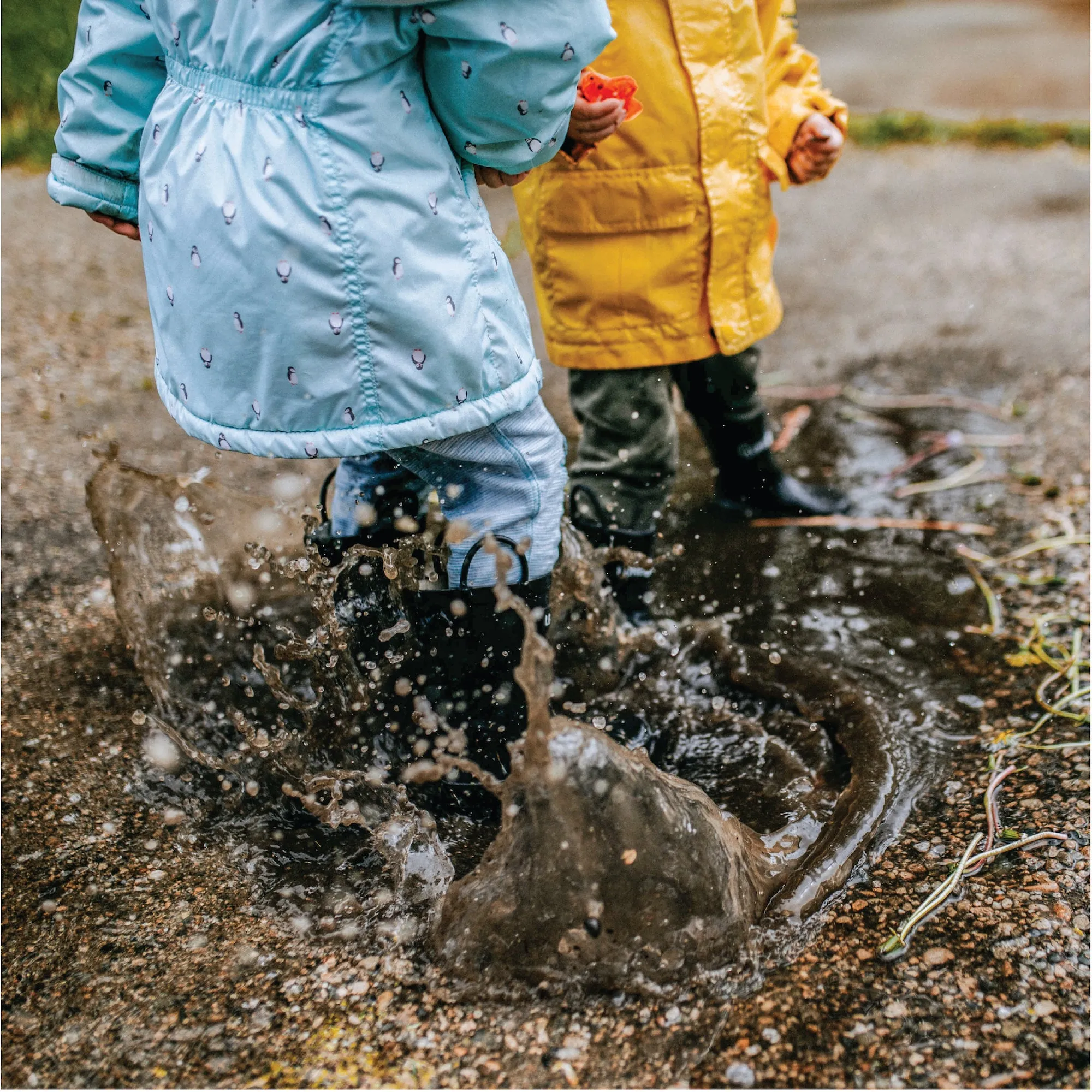 Shiny Black Rain Boot Weather Wear Ready