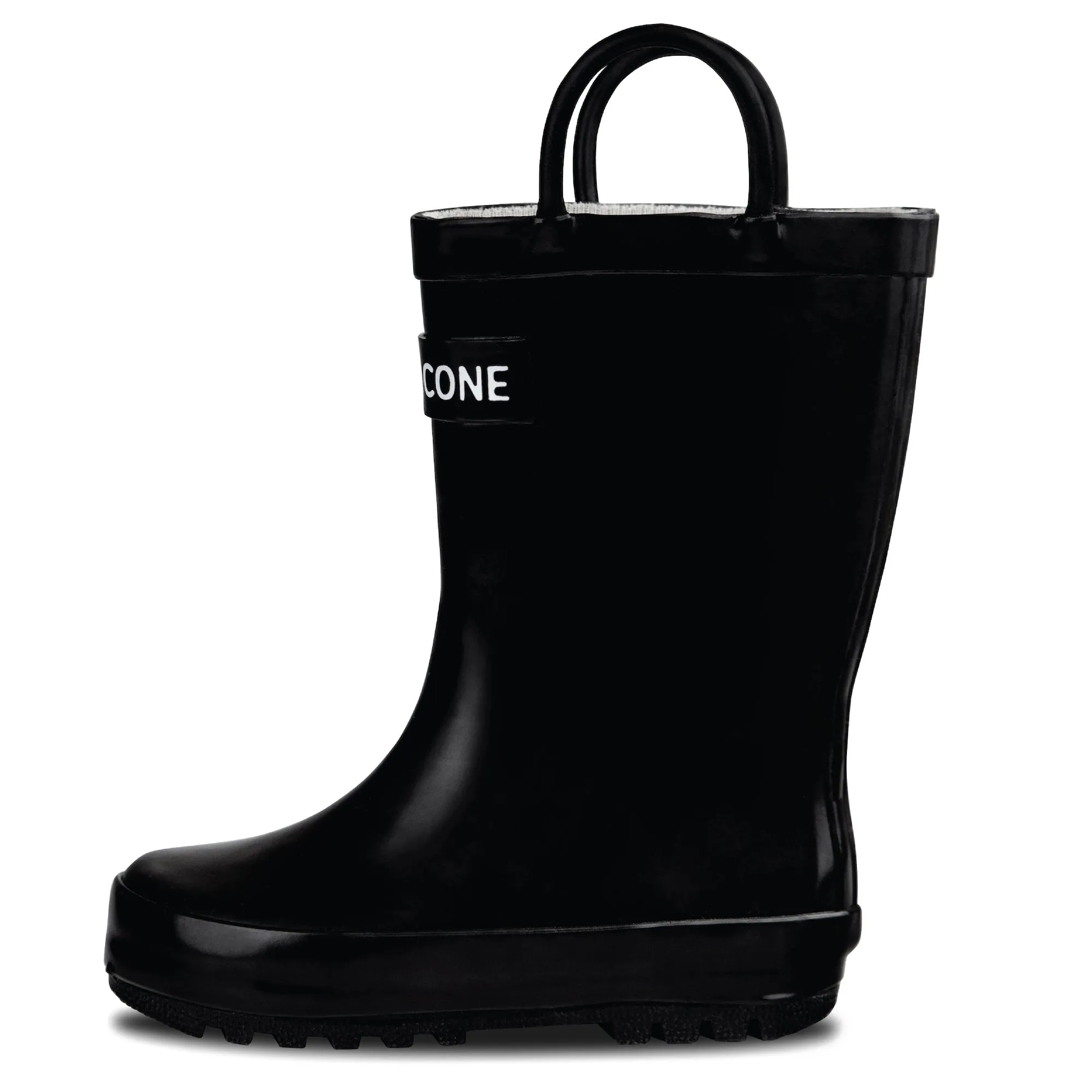 Shiny Black Rain Boot Fashion Statement