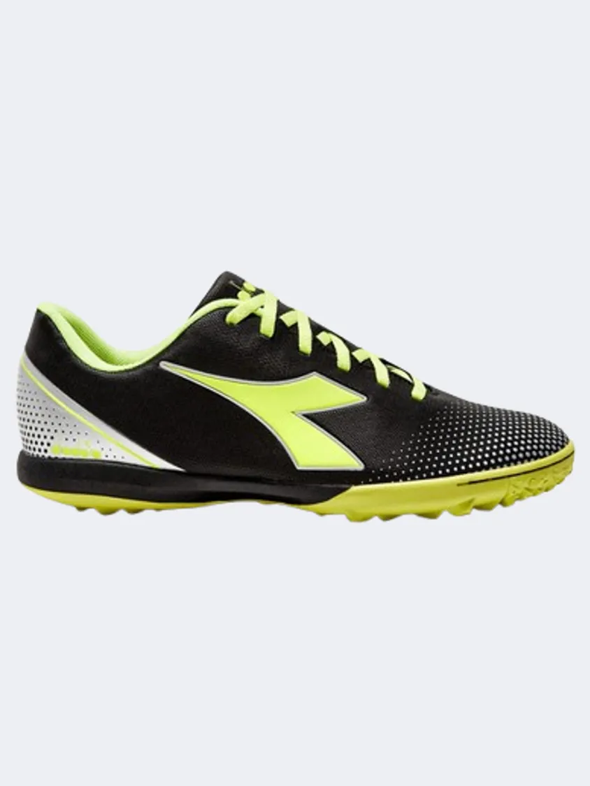Diadora Pichichi 7 Men Football Shoes Black/Yellow/Silver waltz - dance - room shoes colorful shoes