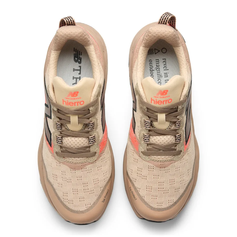 Fluidride New Balance Men's Hierro V9 Trail Shoes in Desert Clay/Earth Shadow/Urgent Red AW25