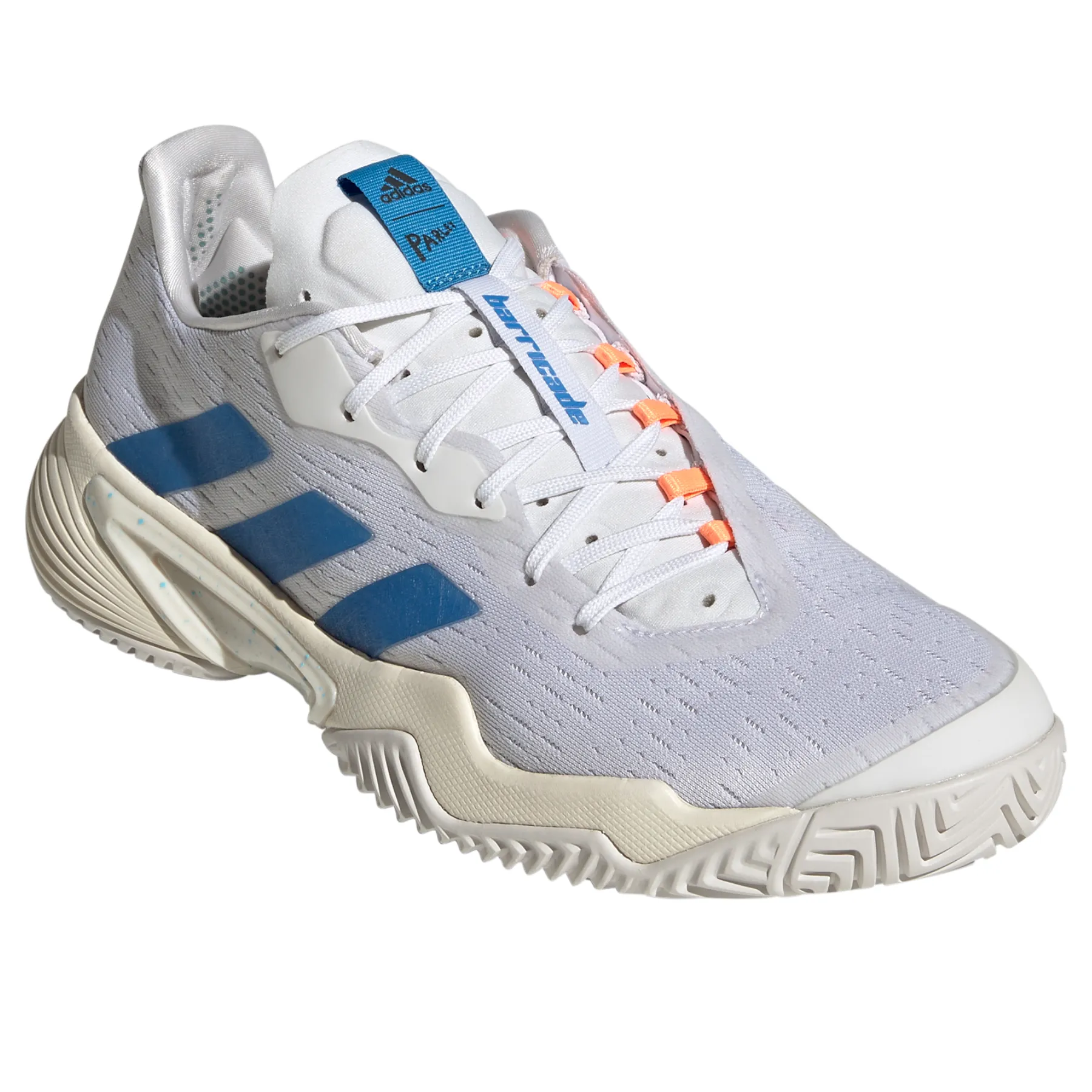 Casual running Adidas Performance Barricade  Men Tennis Shoes - Cloud White/Pulse Blue/Mint Ton