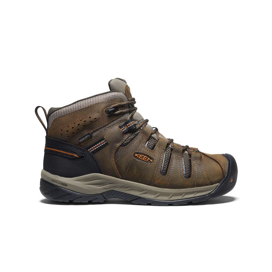Light Motion Men's Flint II Waterproof Mid (Soft Toe)  |  Black Olive/Brindle