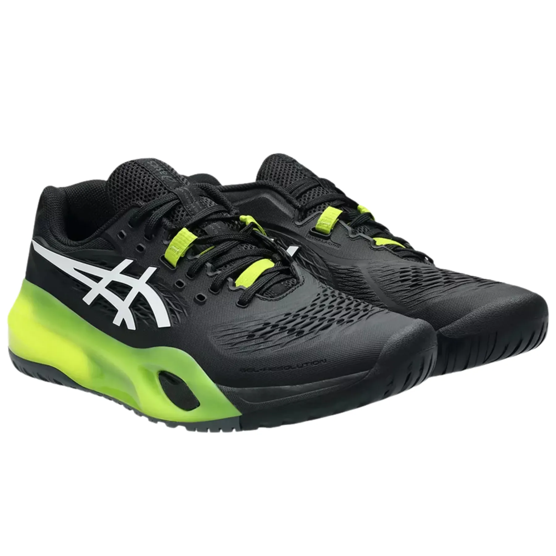 Everyday Walkers Asics Gel Resolution X Hard Court Mens Tennis Shoes - Black/White