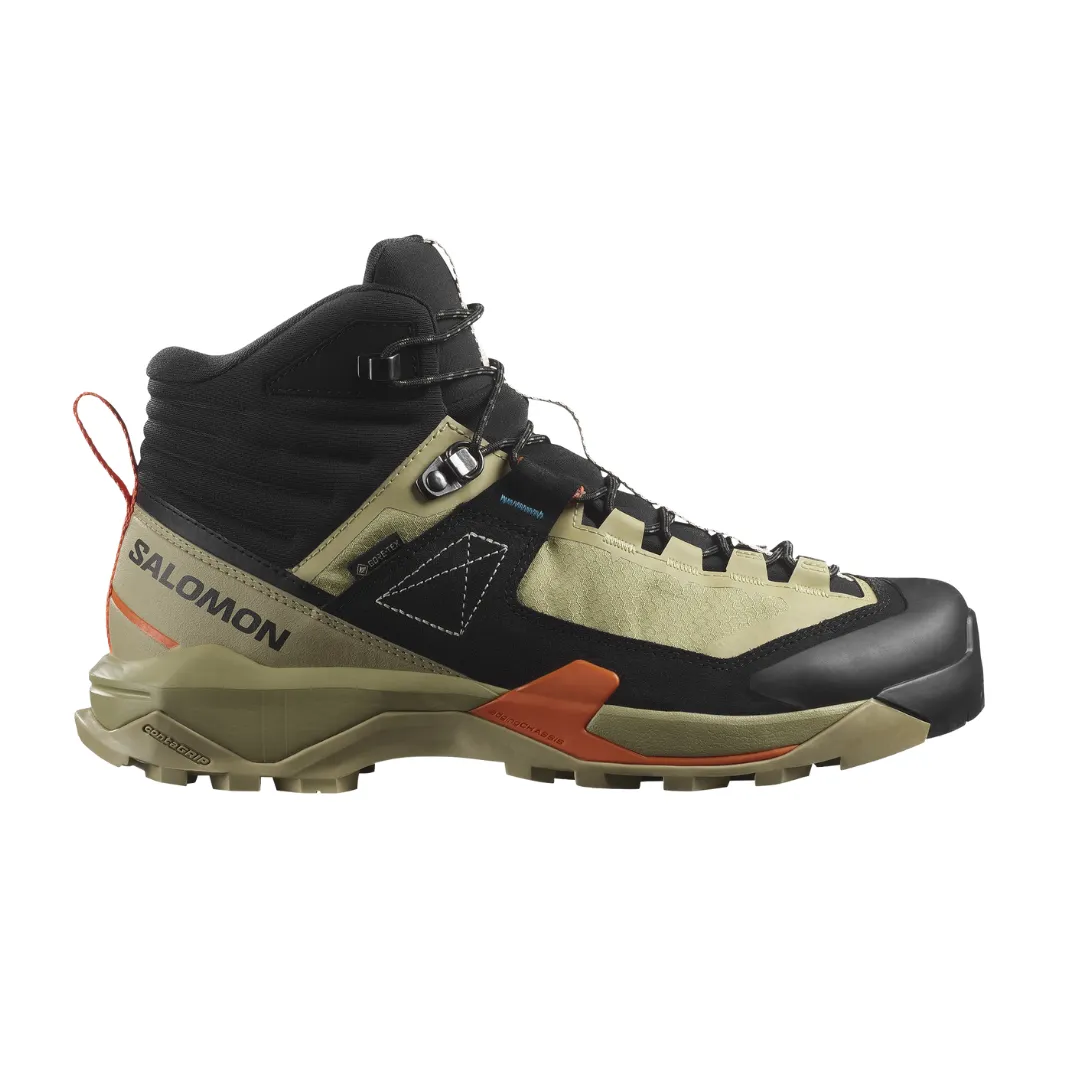 Multi Surface Agile Movement Salomon Men's X Ultra Alpine Mid Gore-Tex Hiking Shoes (L47686600)