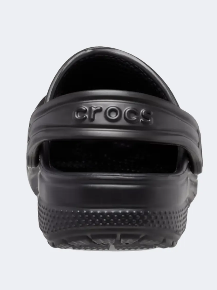 Crocs Classic Clog Kids-Unisex Lifestyle Slippers Black Durable Mesh Cool