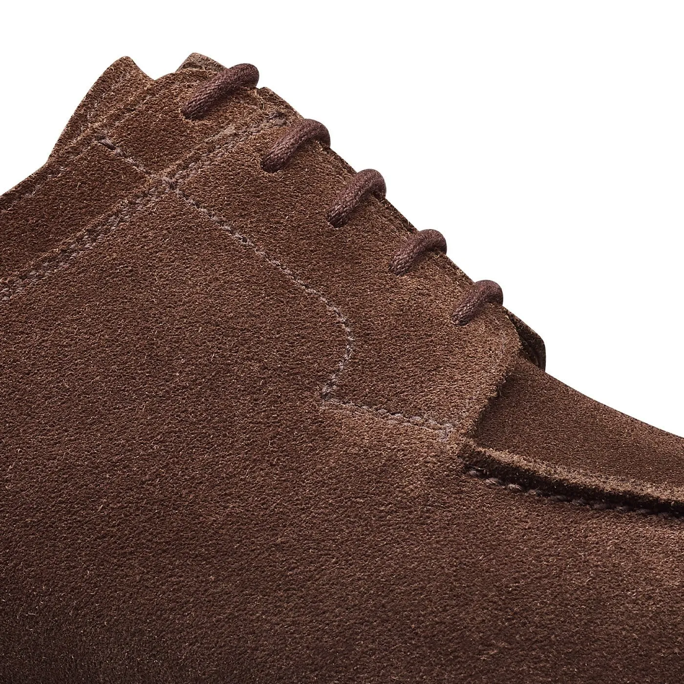 Hardwick Dark Brown Suede Weekend Style Muted Shine