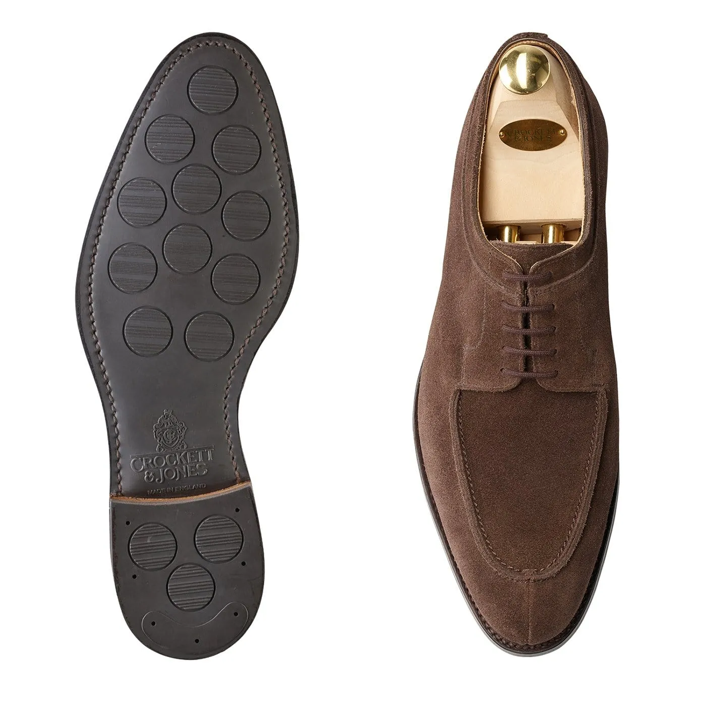 Anti Bacterial Hardwick Dark Brown Suede