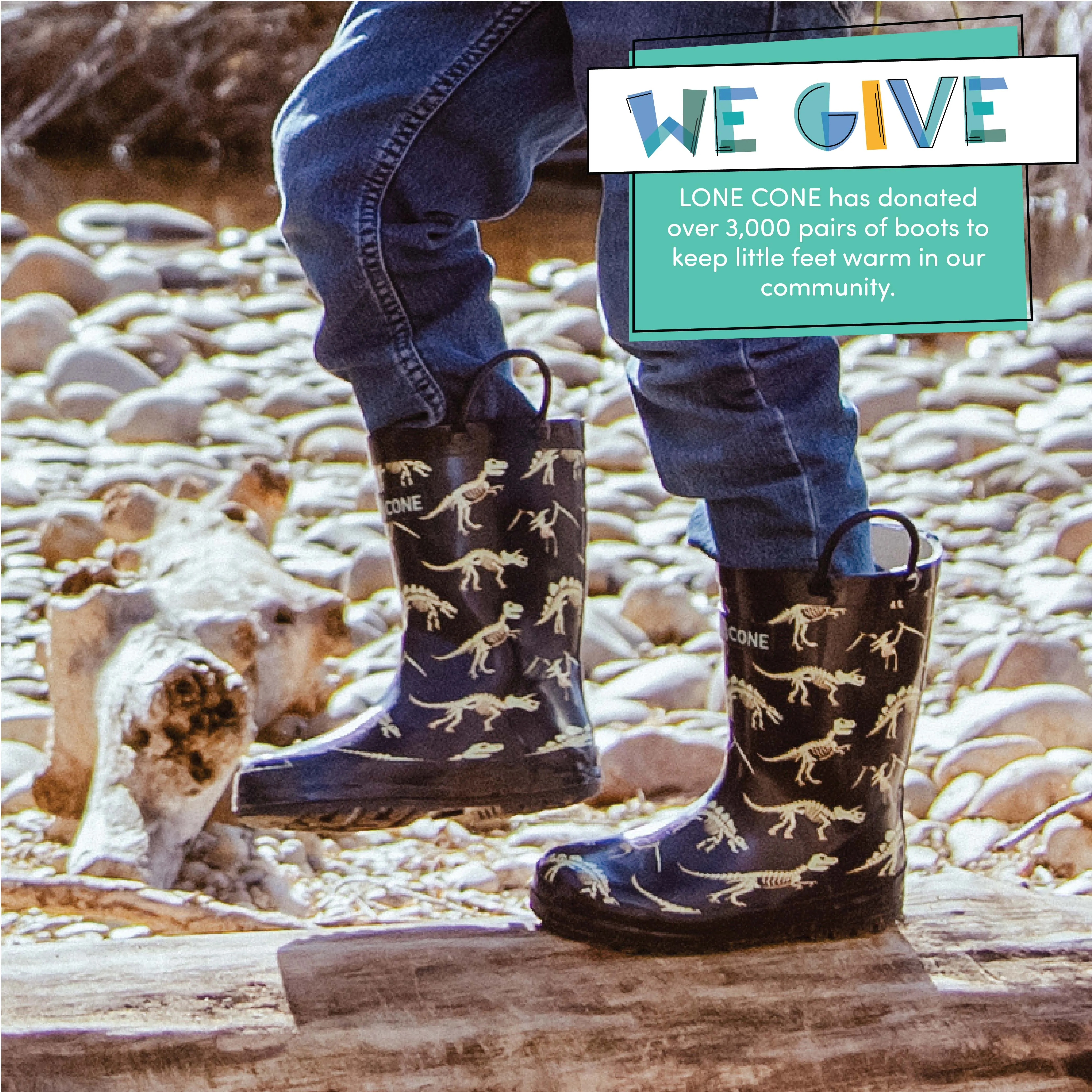 Dino Bones Rain Boot Comfy Design Outdoor Essentials Boots
