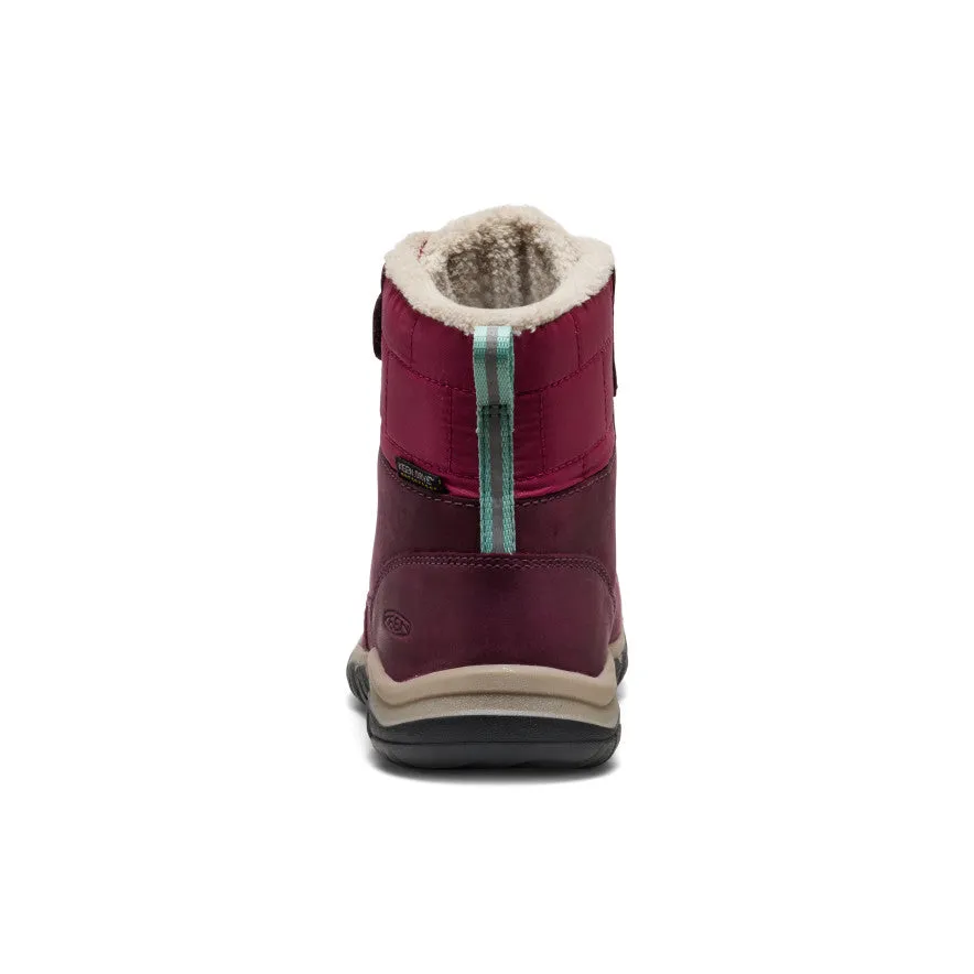 Little Kids' Kanibou Waterproof Winter Boot  |  Fig/Pink Lemonade Smart Fit Harbor Mood