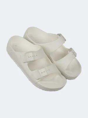 Japan Neat Oil And Gaz Chic Beach Kids Stripe Slide White