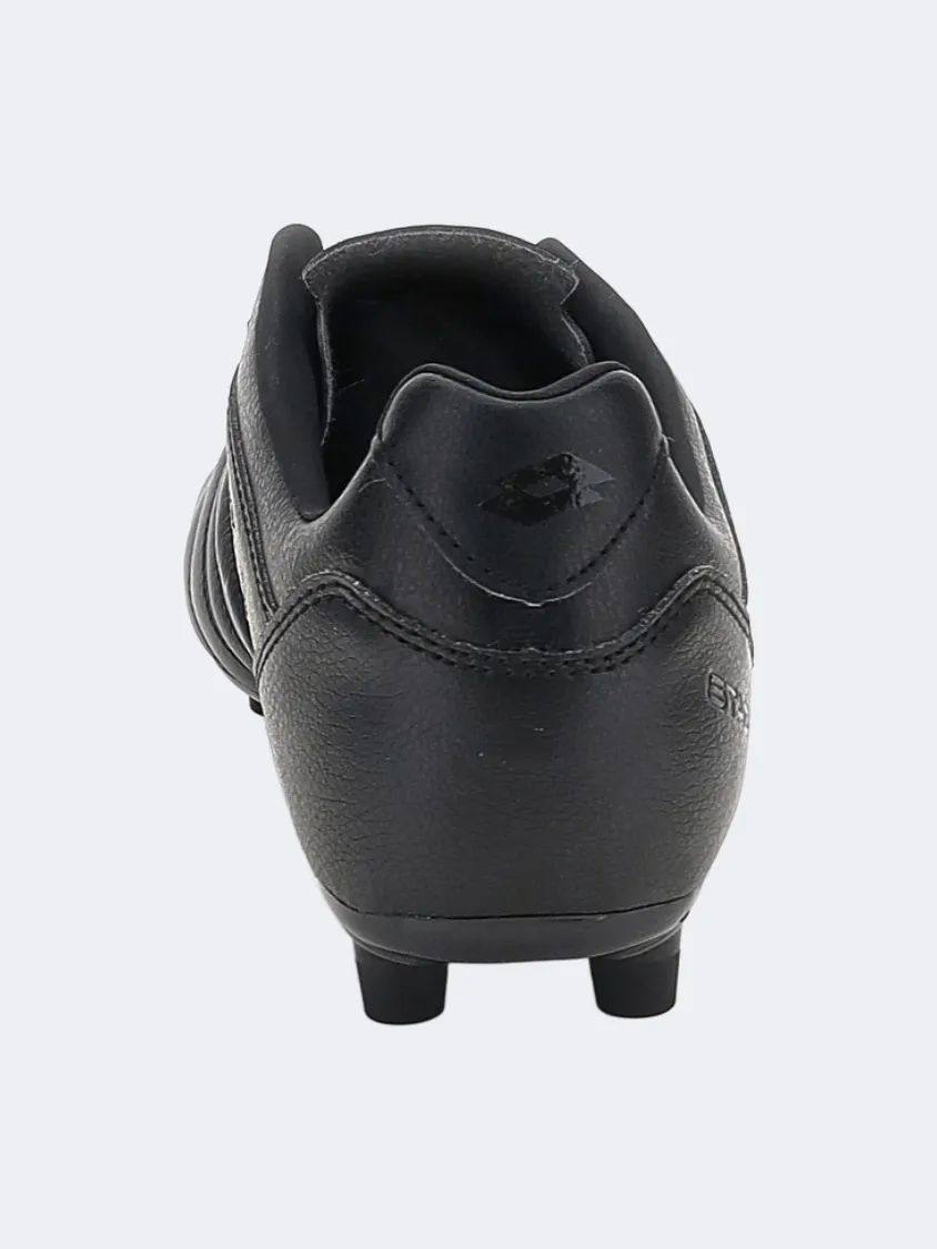 Lotto Stadio 300 Iii FG Men Football Shoes Black Odor   Resistant high - profile shoes