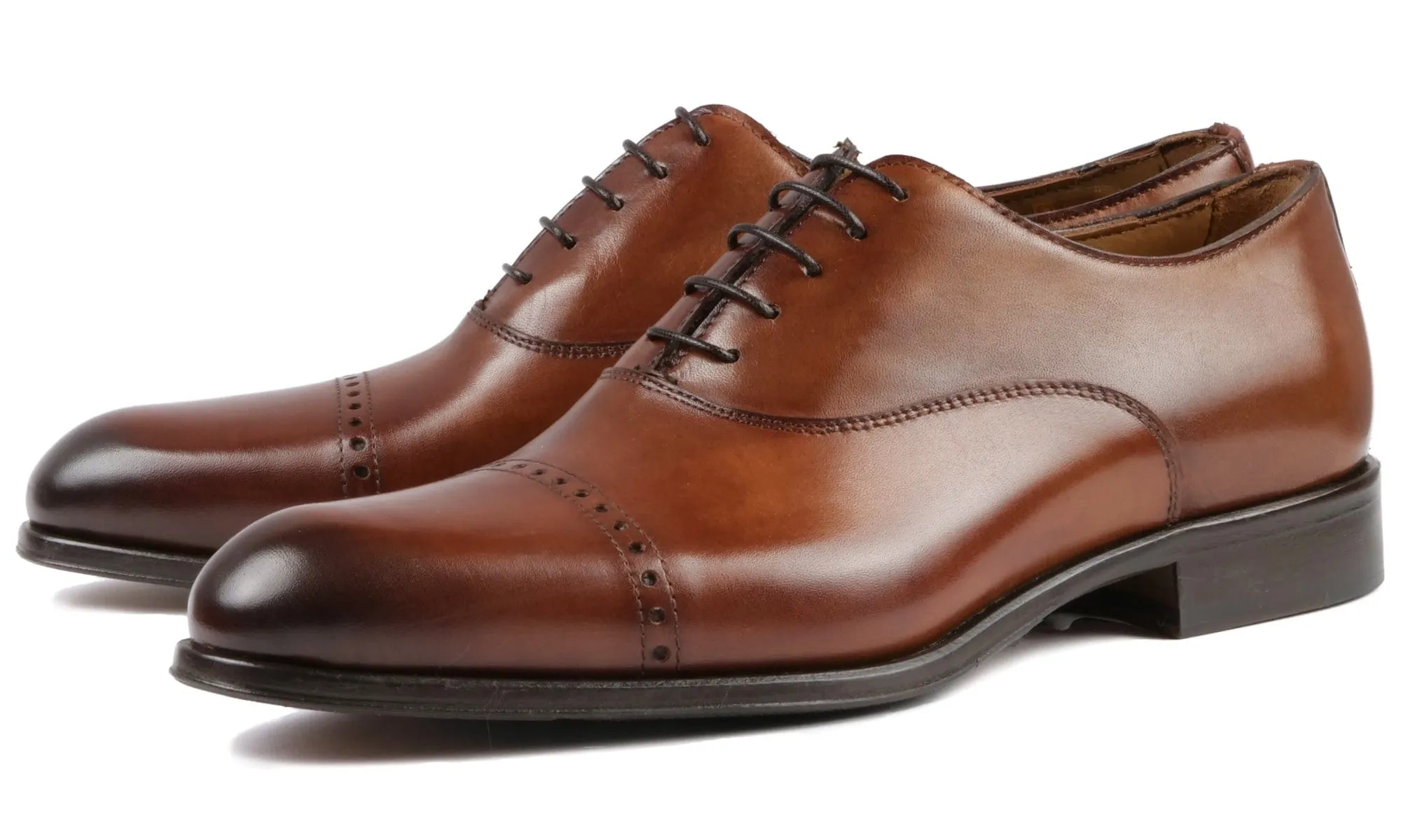 Harrow Cap Toe Oxford Tan All Fit