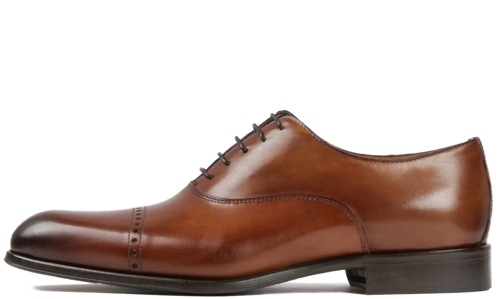Harrow Cap Toe Oxford Tan Premium Style Timeless Wear