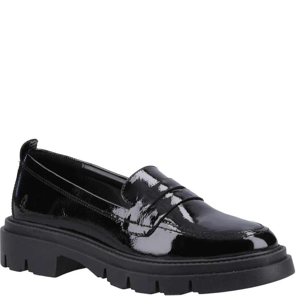 Black Patent Reece Loafers Casual Office Shoes Path Free