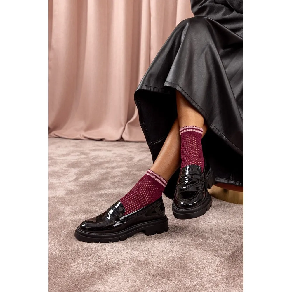 Black Patent Reece Loafers Tall Frame Adjustable