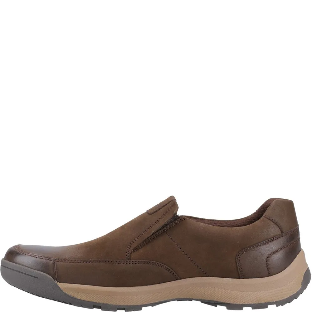Heel Steady Brown Vaun Slip On Shoes