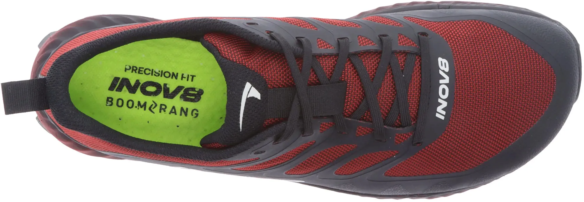 Quick Shift Torsion resistance adds safety during twisting movements Inov8 MudTalon WIDE FIT Mens Trail Running Shoes - Red