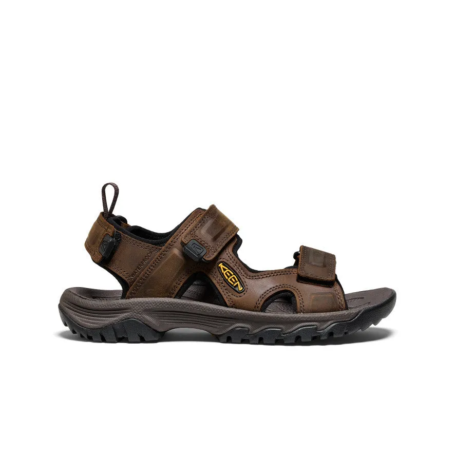 Insole Layer Athletic Routine Men's Targhee III Open Toe Sandal  |  Bison/Mulch