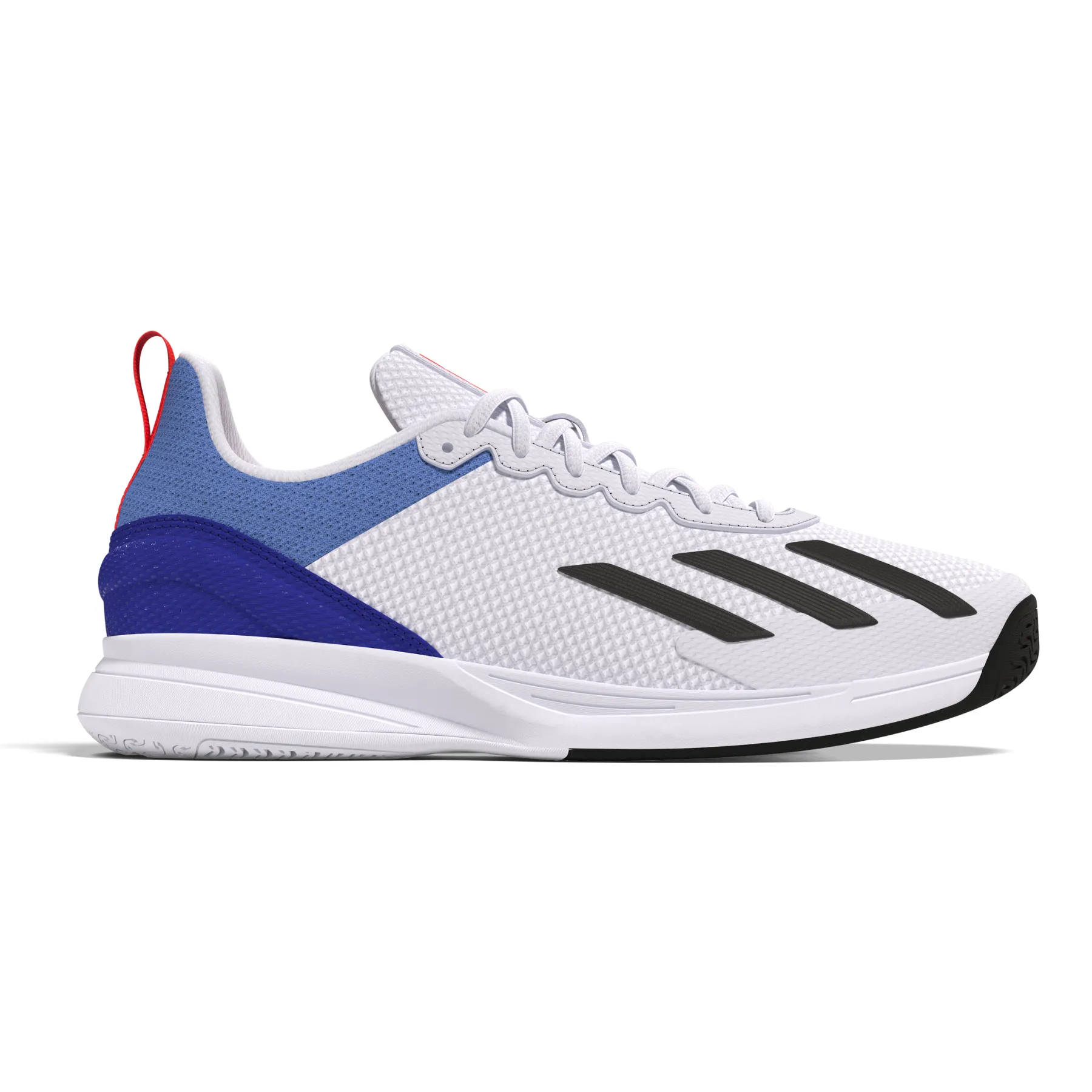 Ankle Ease Adidas Performance Court Flash Speed Men Tennis Shoes - Ftw White/Core Black/Core Black