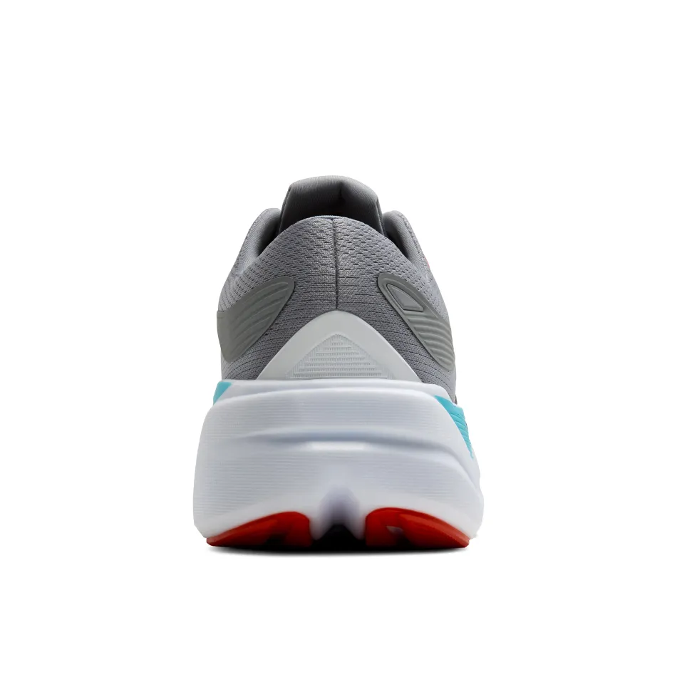 Brooks Men's Ghost Max 3 Running Shoes in Primer Grey/Antarctica/Red AW25 running for endurance shoes day - visibility shoes