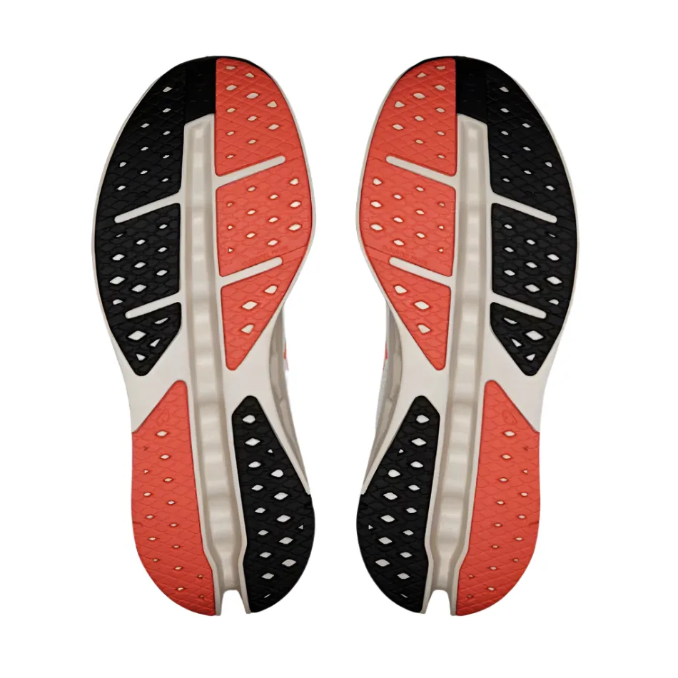 adjustable - strap On Women's Cloudsurfer Max Running Shoes in Ivory/Salmon AW25