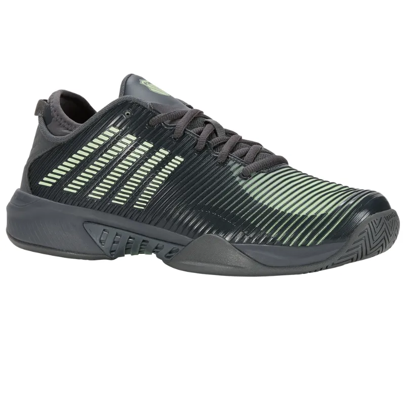 K Swiss Hypercourt Supreme AC Mens Tennis Shoes  - Urban Chic / Green Active Wear Grip Control