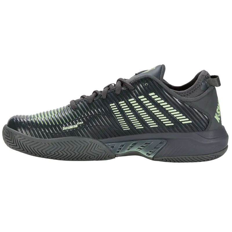 K Swiss Hypercourt Supreme AC Mens Tennis Shoes  - Urban Chic / Green Lace Up Design