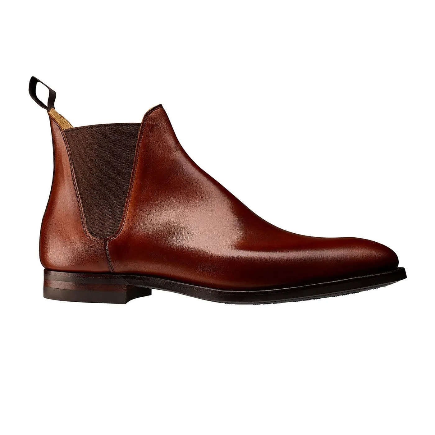 Comfy Look Contemporary Look Chelsea 8 Chestnut Burnished Calf