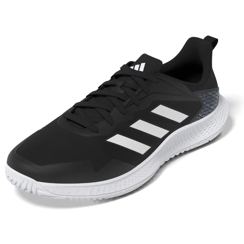 Urban Gear Easy To Clean Adidas Defiant Speed Mens Tennis Shoes - Core Black / White / Grey Four