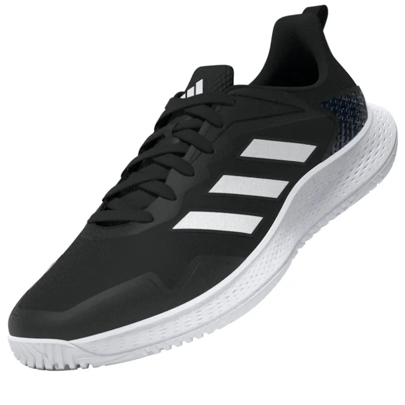 Adidas Defiant Speed Mens Tennis Shoes - Core Black / White / Grey Four Stylish Design Memory Foam